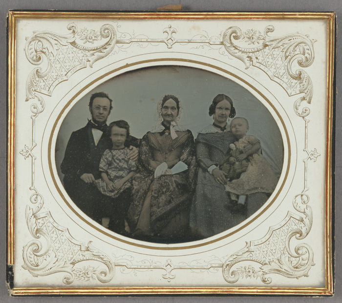 Unknown maker, German:[Portrait of a German Family],16x12
