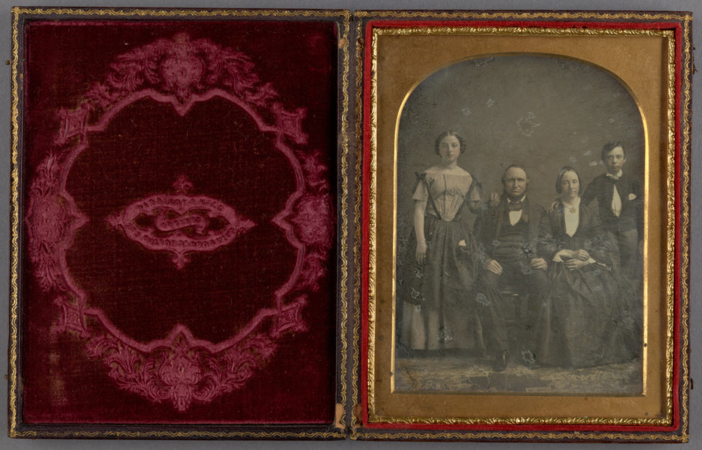 Harrison & Hill:[Group Portrait of an Unidentified Family], Poster Print Wall Art