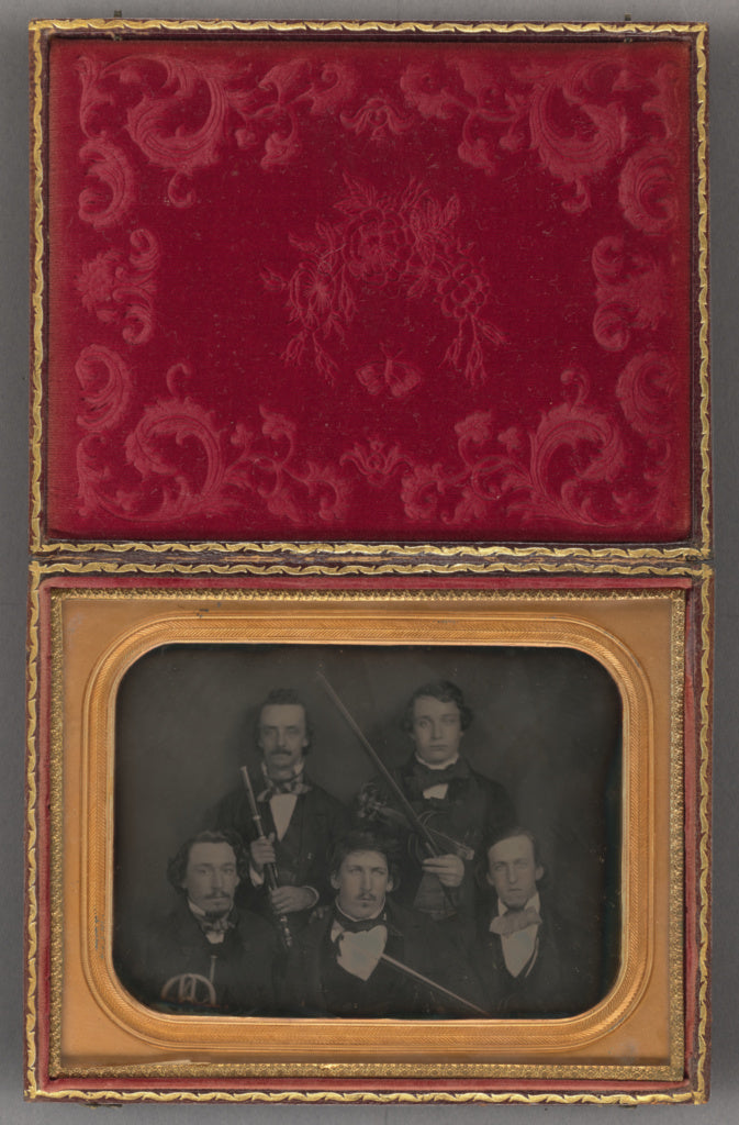 Unknown maker, American:[Portrait of Five Musicians], Poster Print Wall Art