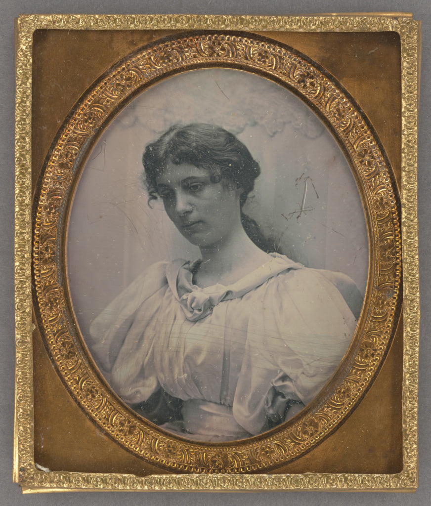 Unknown maker, American:[Portrait of a Somber-looking Young , Poster Print Wall Art