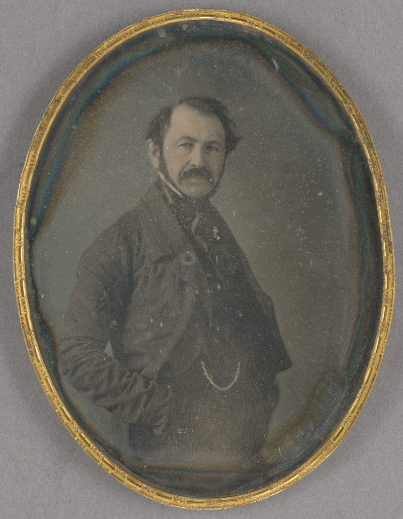 Unknown maker, French:[Portrait of a bearded, middle-aged ma, Poster Print Wall Art