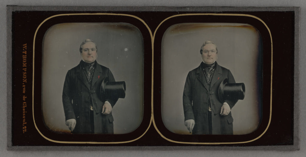 Warren T. Thompson:[Portrait of a Well-to-do Unidentified Ma, Poster Print Wall Art