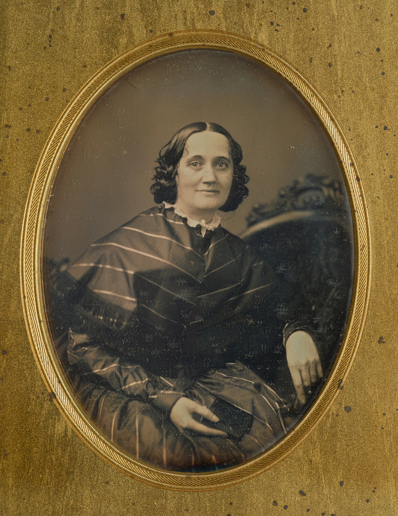 Southworth & Hawes:[Portrait of a Seated Middle-aged Woman H, Poster Print Wall Art