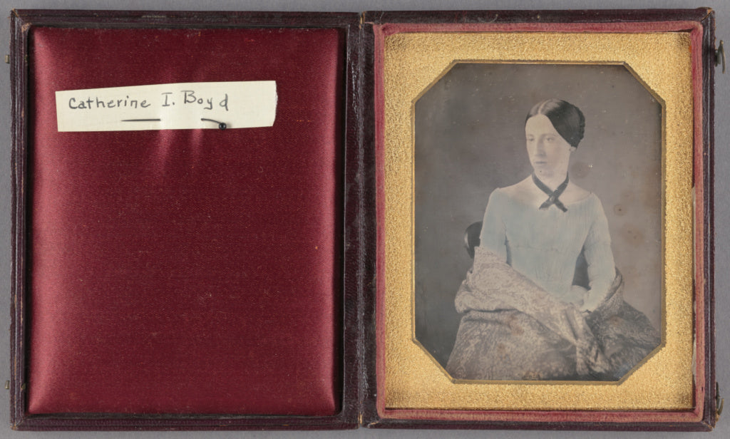 Unknown maker, American:[Portrait of Catherine I. Boyd], Poster Print Wall Art