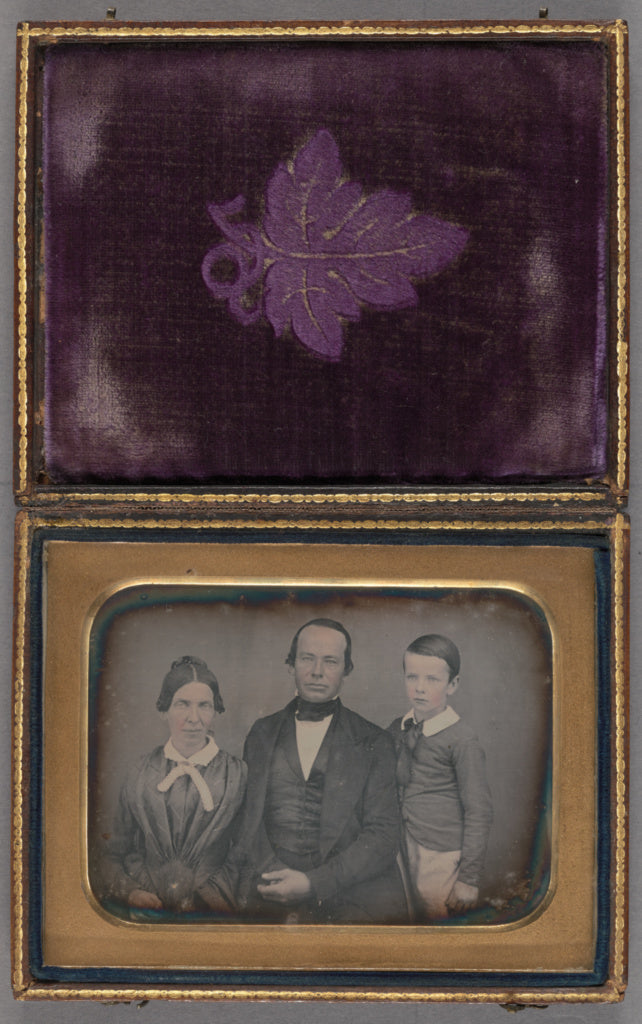 Unknown maker, American:[Portrait of an unidentified family], Poster Print Wall Art