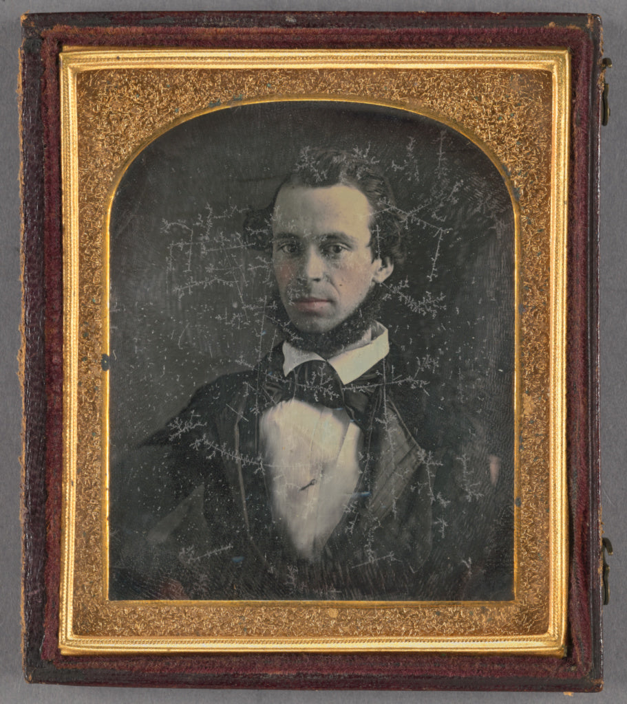 Unknown maker, American:[Portrait of a man with fringe beard, Poster Print Wall Art