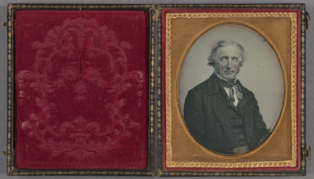 Unknown maker, American:[Portrait of a middle-aged man], Poster Print Wall Art