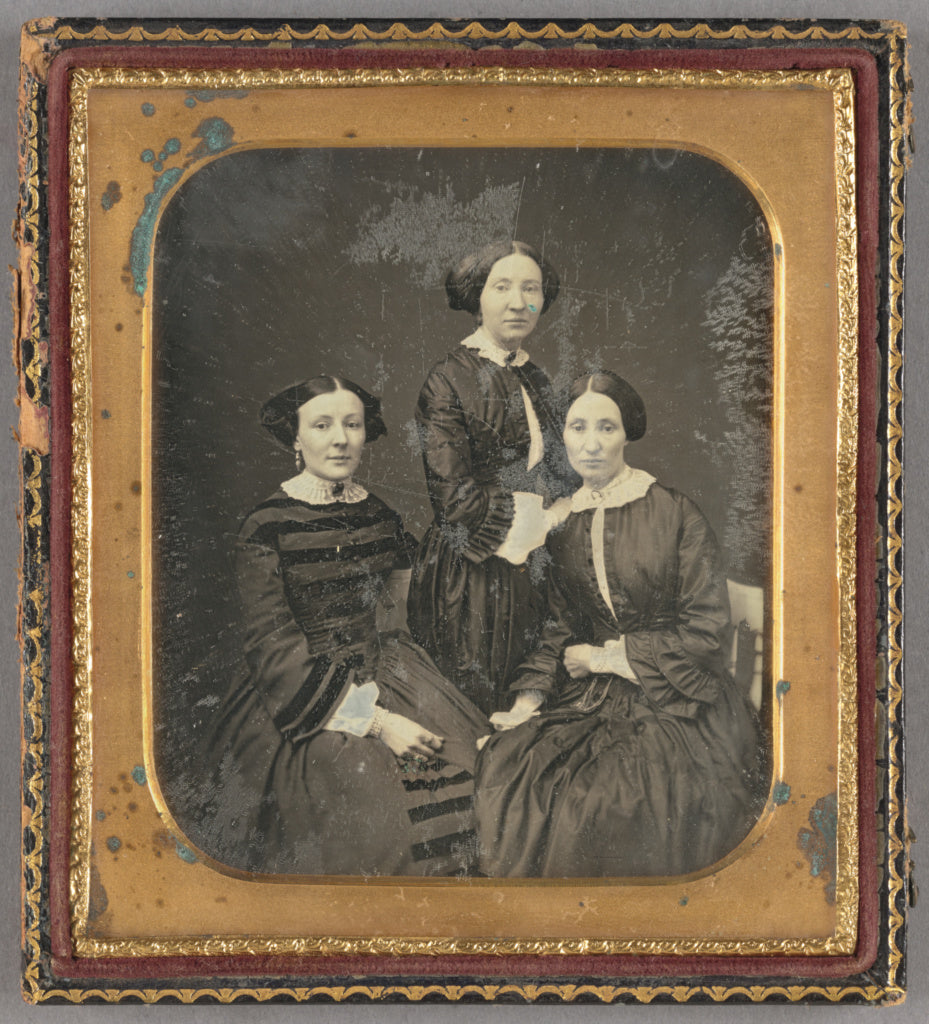 Unknown maker, American:[Portrait of Three Women], Poster Print Wall Art