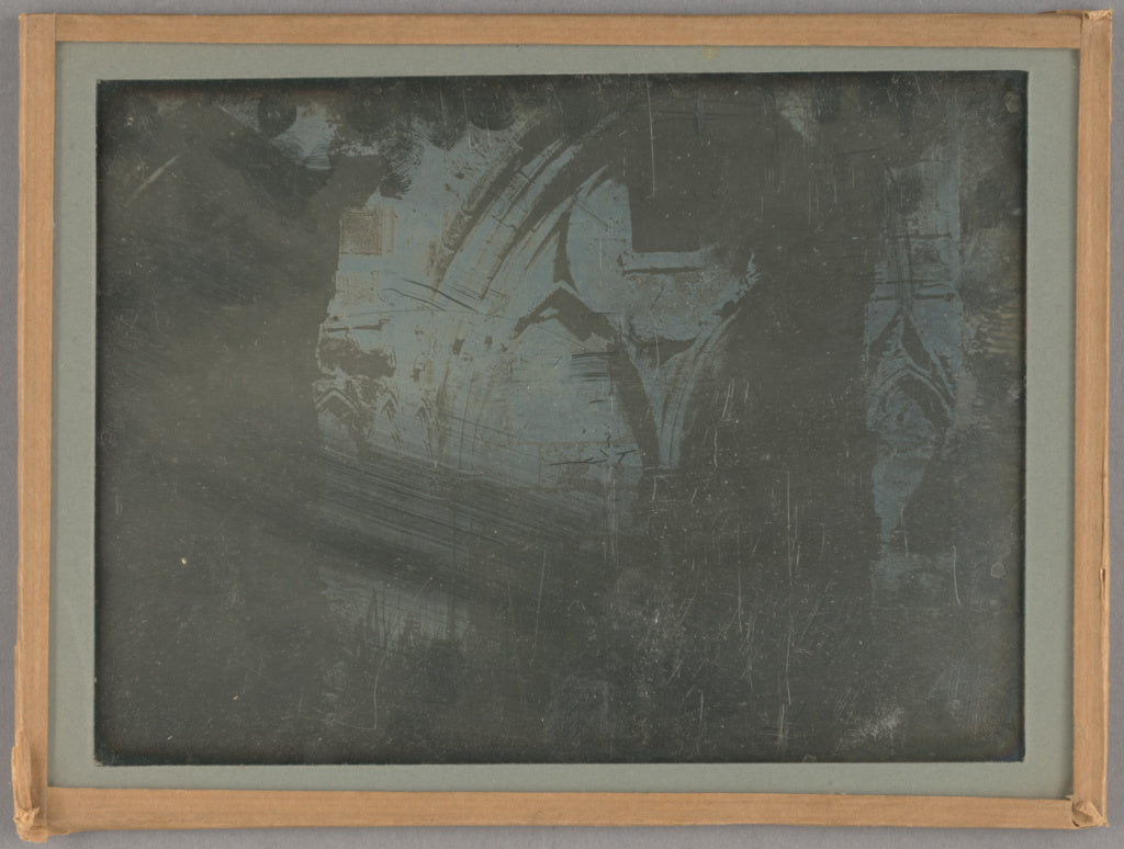Unknown maker, French:[Detail of an unidentified buttress of, Poster Print Wall Art