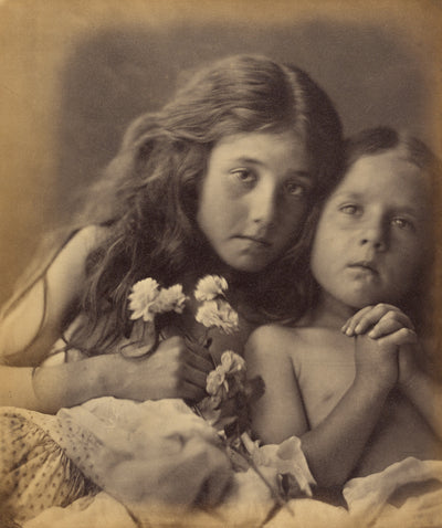 Julia Margaret Cameron:The Red and White Roses,16x12"(A3)Poster