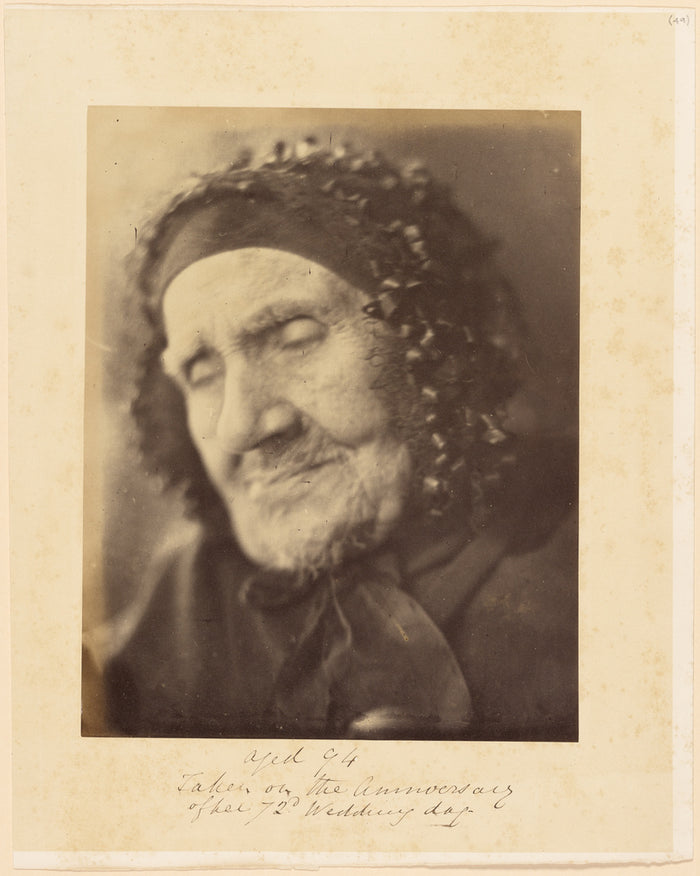 Julia Margaret Cameron:Aged 94, Taken on the Anniversary of ,16x12