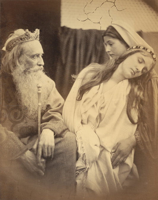 Julia Margaret Cameron:Queen Esther before King Ahasuerus,16x12"(A3)Poster