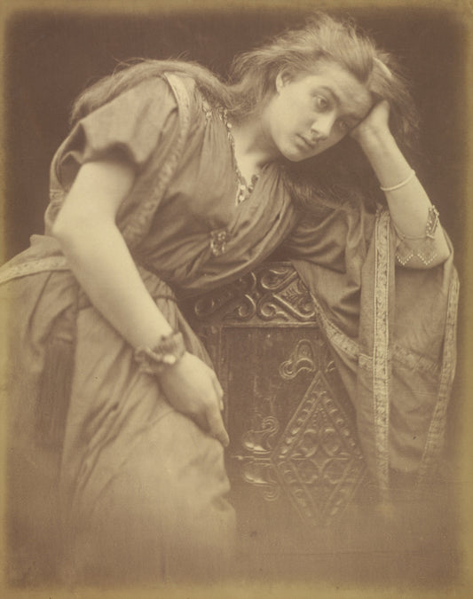 Julia Margaret Cameron:Mariana/"She said I am aweary aweary ,16x12"(A3)Poster