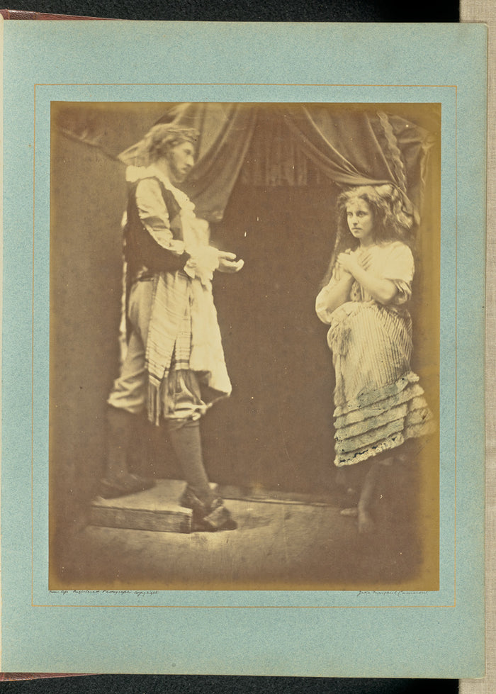Julia Margaret Cameron:King Cophetua and the Beggar Maid,16x12