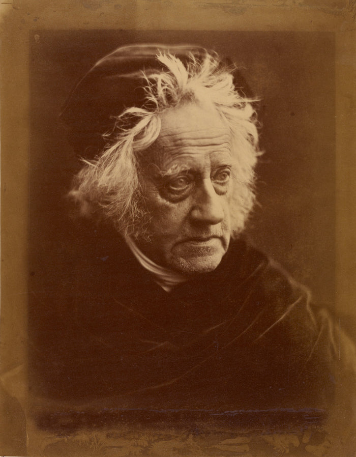 Julia Margaret Cameron:Sir J.F.W. Herschel,16x12