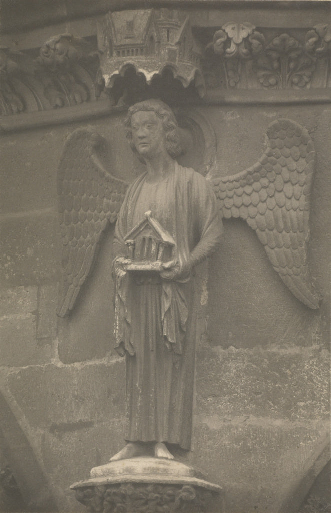 Frederick H. Evans:[Angel, Choir Chapel, Reims Cathedral],16x12