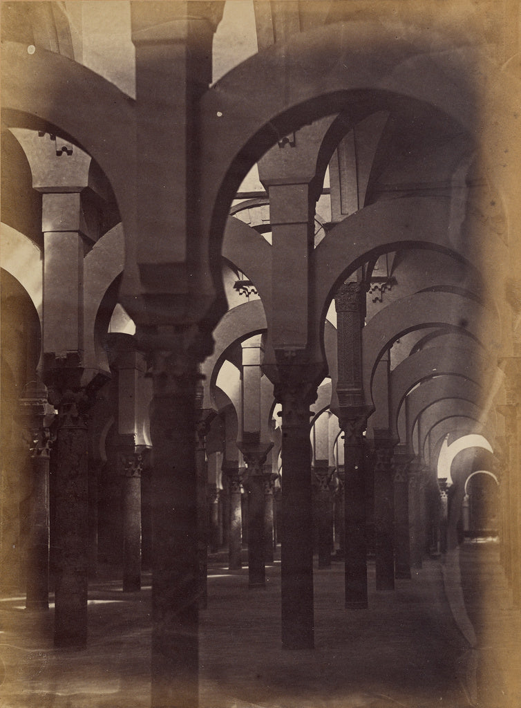 Charles Clifford:[Interior, mosque of Cordova], Poster Print Wall Art