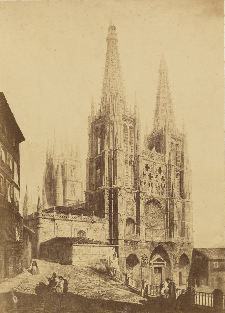 Charles Clifford:[Painting of Burgos Cathedral], Poster Print Wall Art