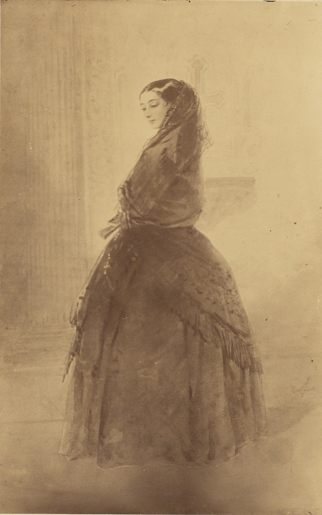 Charles Clifford:[E.L. painting of Andalusian lady], Poster Print Wall Art