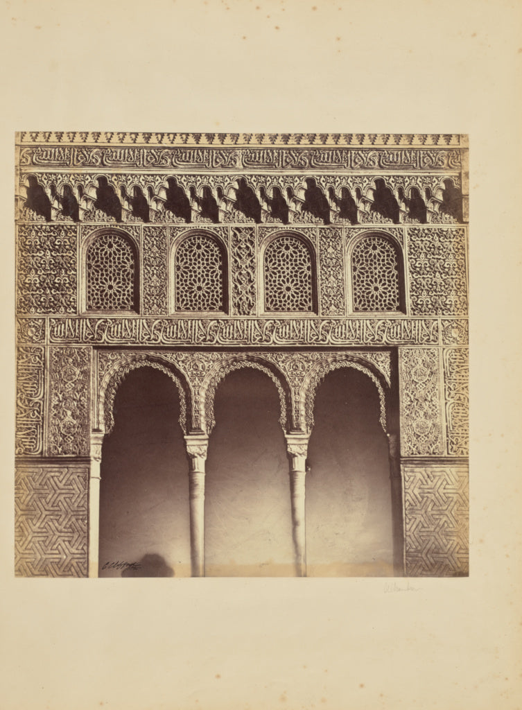Charles Clifford:Alhambra, Poster Print Wall Art