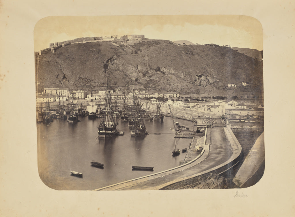 Unknown maker, Spanish:Malaga, Poster Print Wall Art
