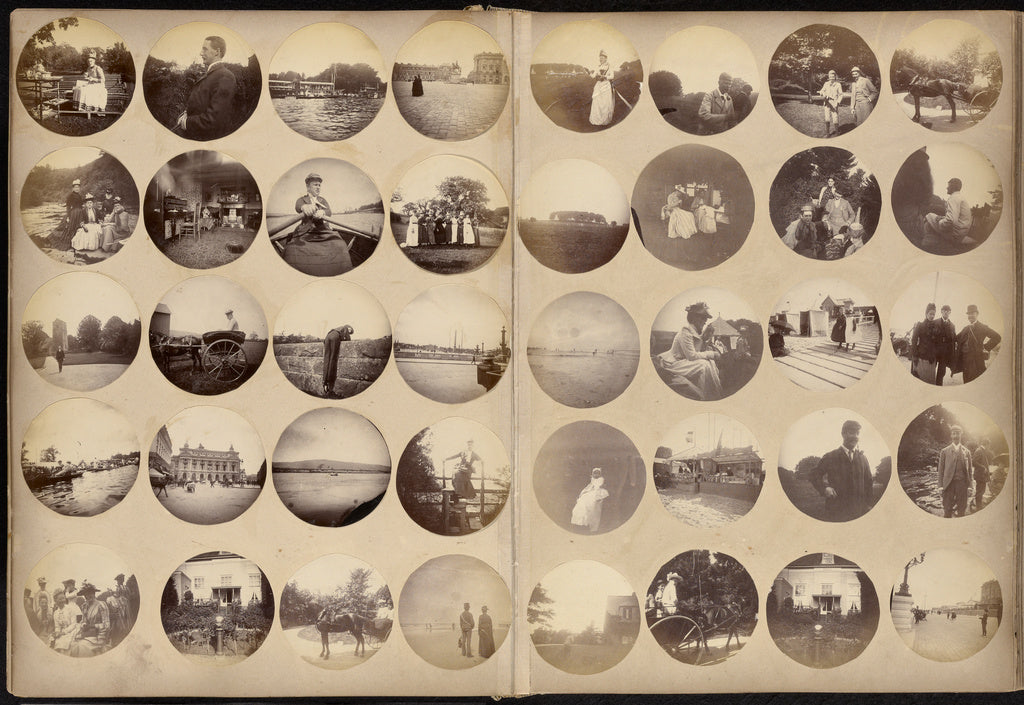 G. H.:[Amateur World Tour Album, taken with a Kodak Bulls-Ey, Poster Print Wall Art
