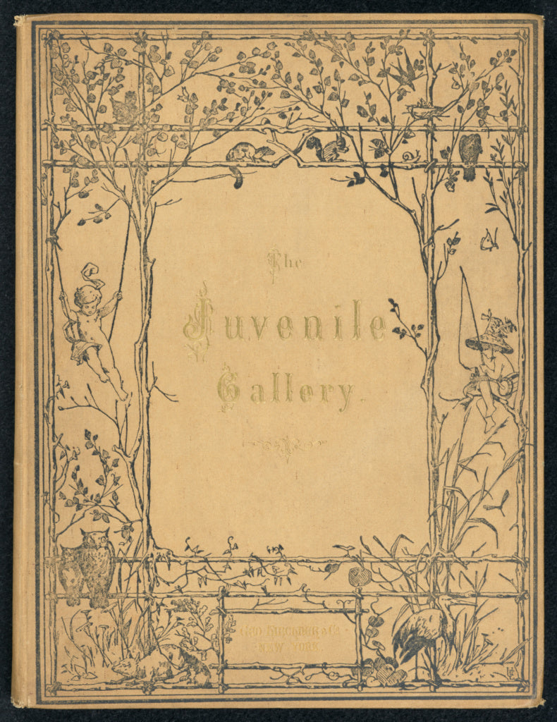 Friedrich Bruckmann:The Juvenile Gallery, Illustrating The J, Poster Print Wall Art