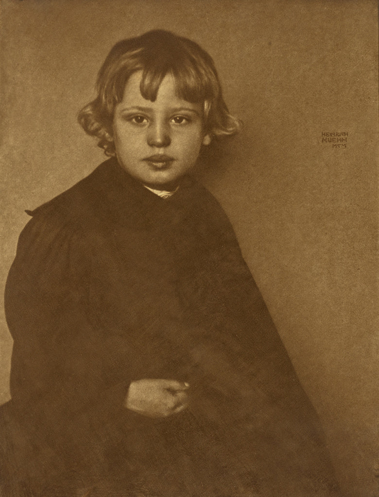 Heinrich Kühn:[Portrait of Walther Kuehn], Poster Print Wall Art