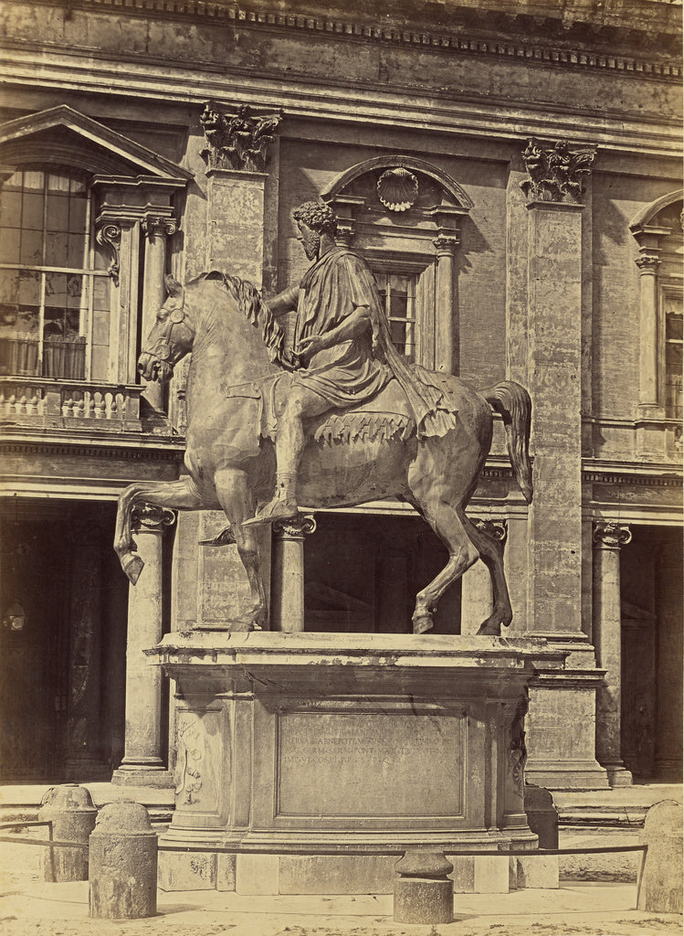 Tommaso Cuccioni:[Equestrian statue of Marcus Aurelius - Rom, Poster Print Wall Art
