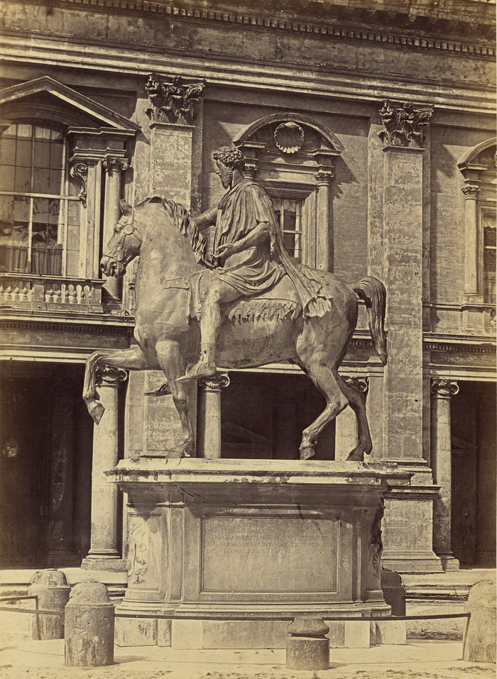 Tommaso Cuccioni:[Equestrian statue of Marcus Aurelius - Rom,16x12