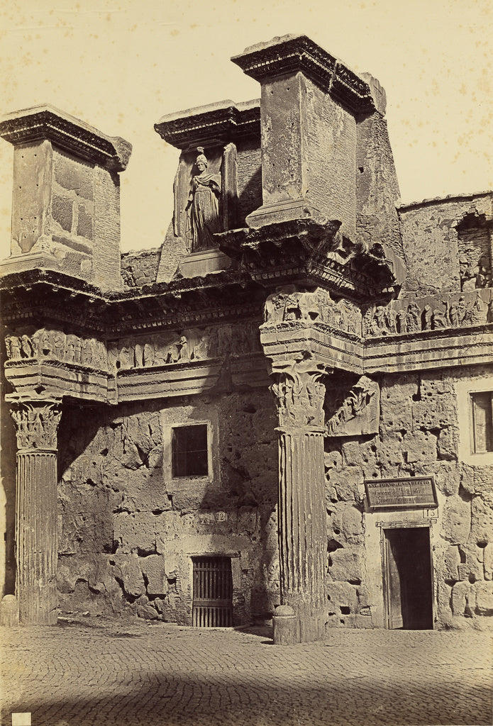 Tommaso Cuccioni:[The Colonnacce, Forum of Nerva - Rome], Poster Print Wall Art