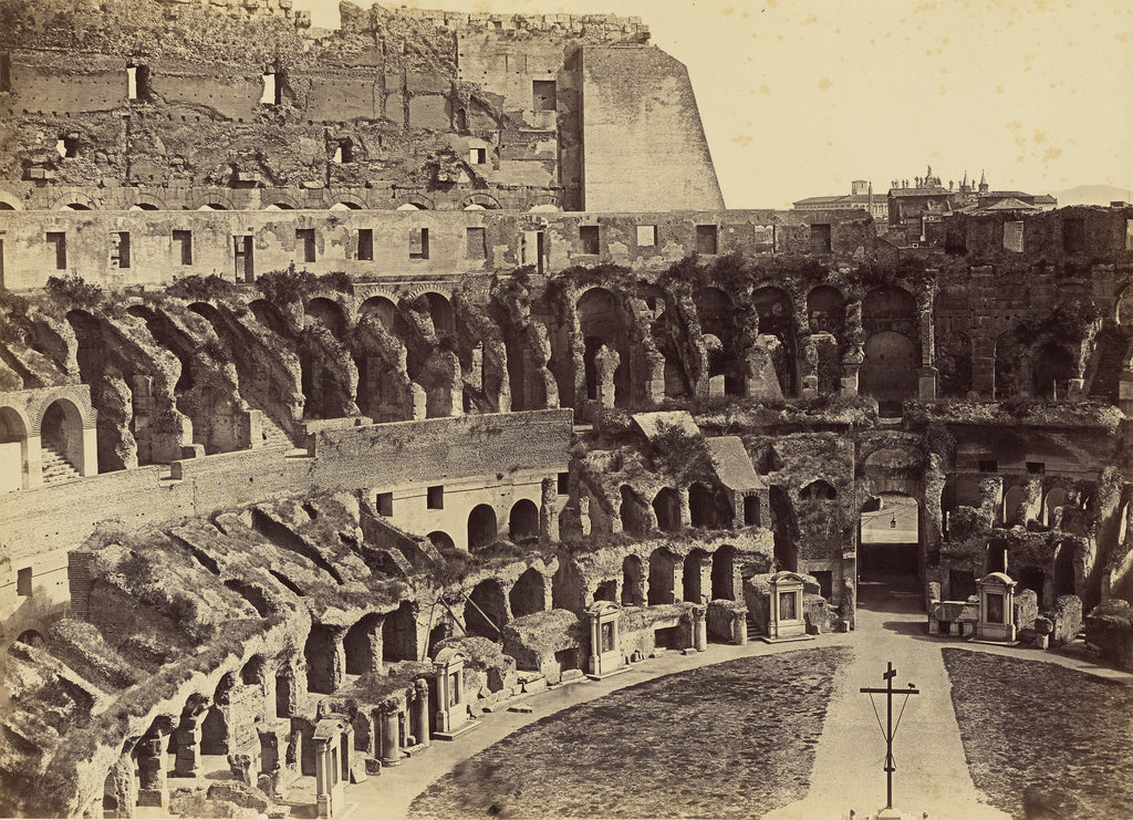 Tommaso Cuccioni:[Interior of the Colosseum - Rome], Poster Print Wall Art