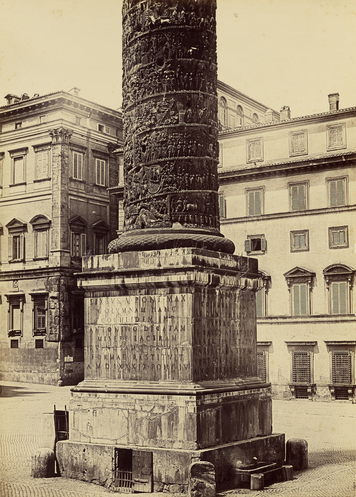 Tommaso Cuccioni:[Column of Marcus Aurelius - Rome], Poster Print Wall Art