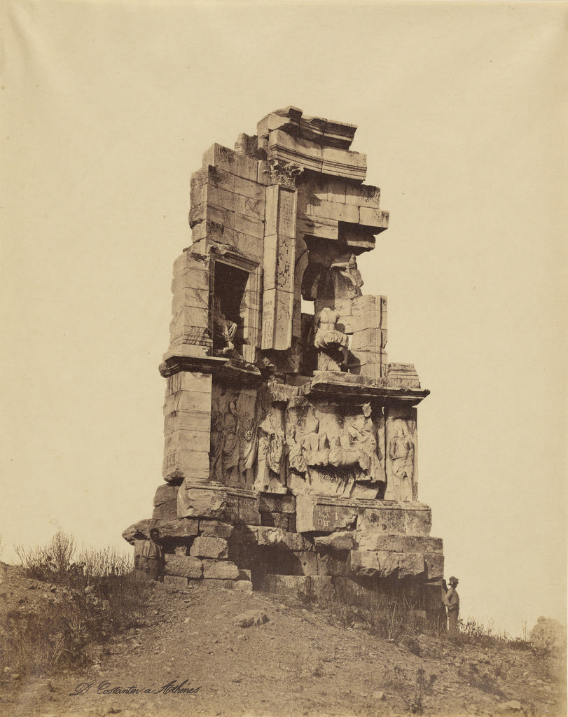 Dimitrios Constantin:[Athens - Philopappos monument], Poster Print Wall Art