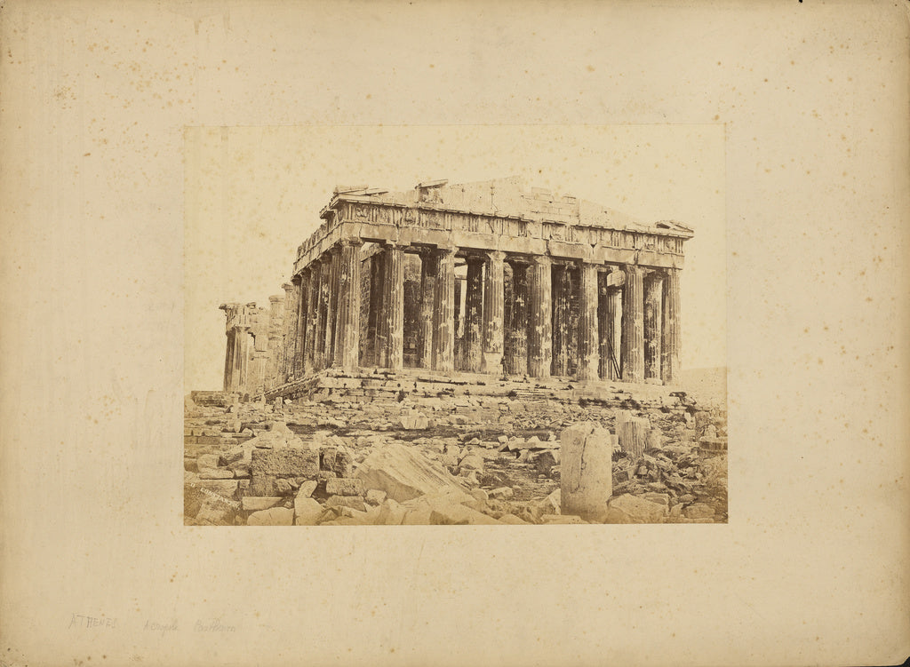 Dimitrios Constantin:[Athens - Parthenon, western facade], Poster Print Wall Art