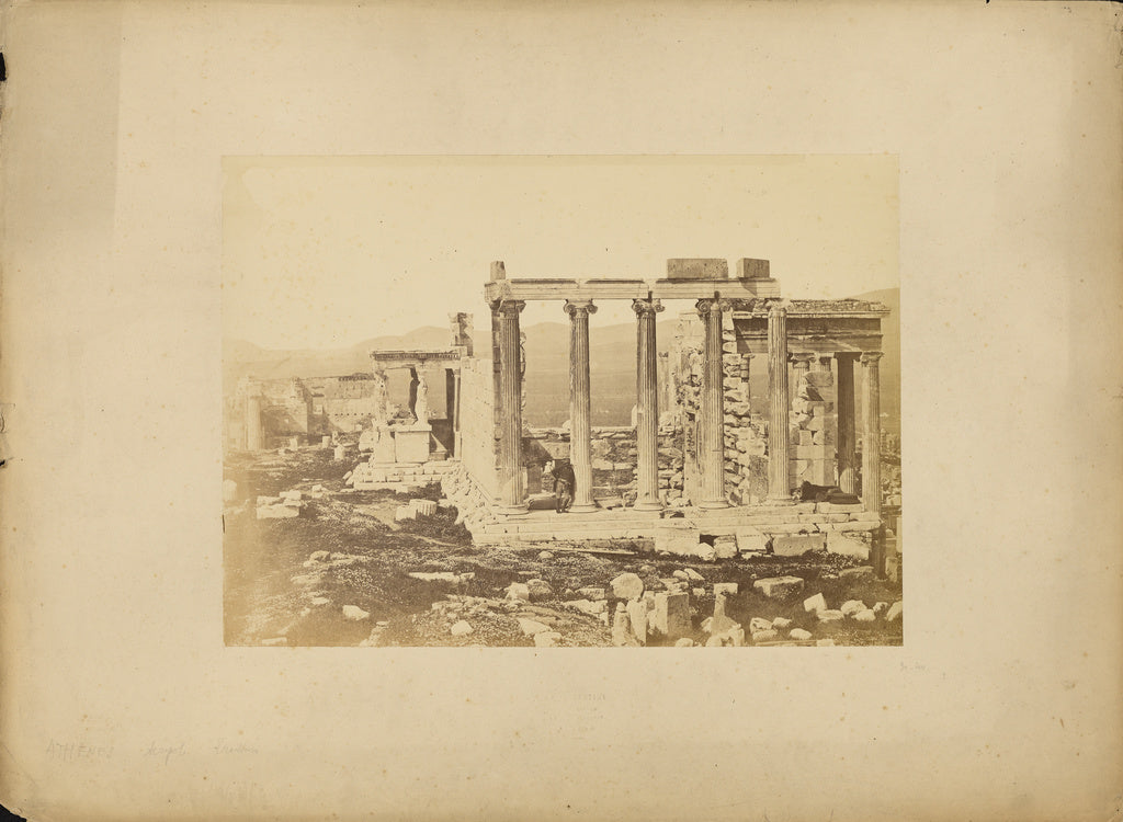 Dimitrios Constantin:[Athens - Erechtheion, eastern facade], Poster Print Wall Art