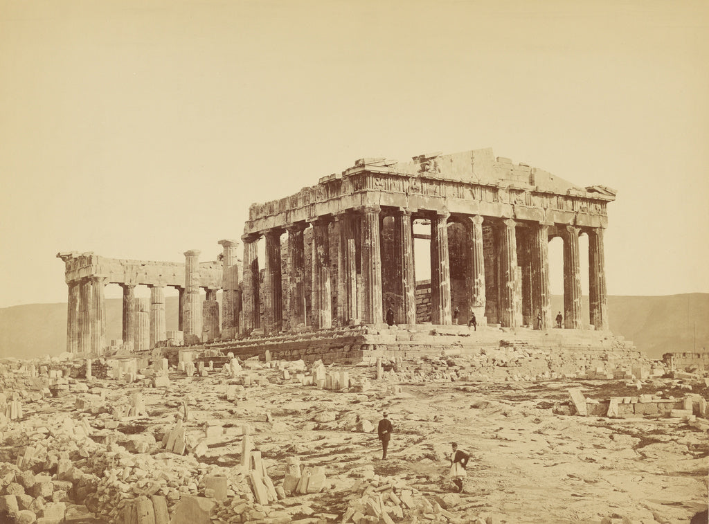 Petros Moraites:[Parthenon, from the northwest], Poster Print Wall Art