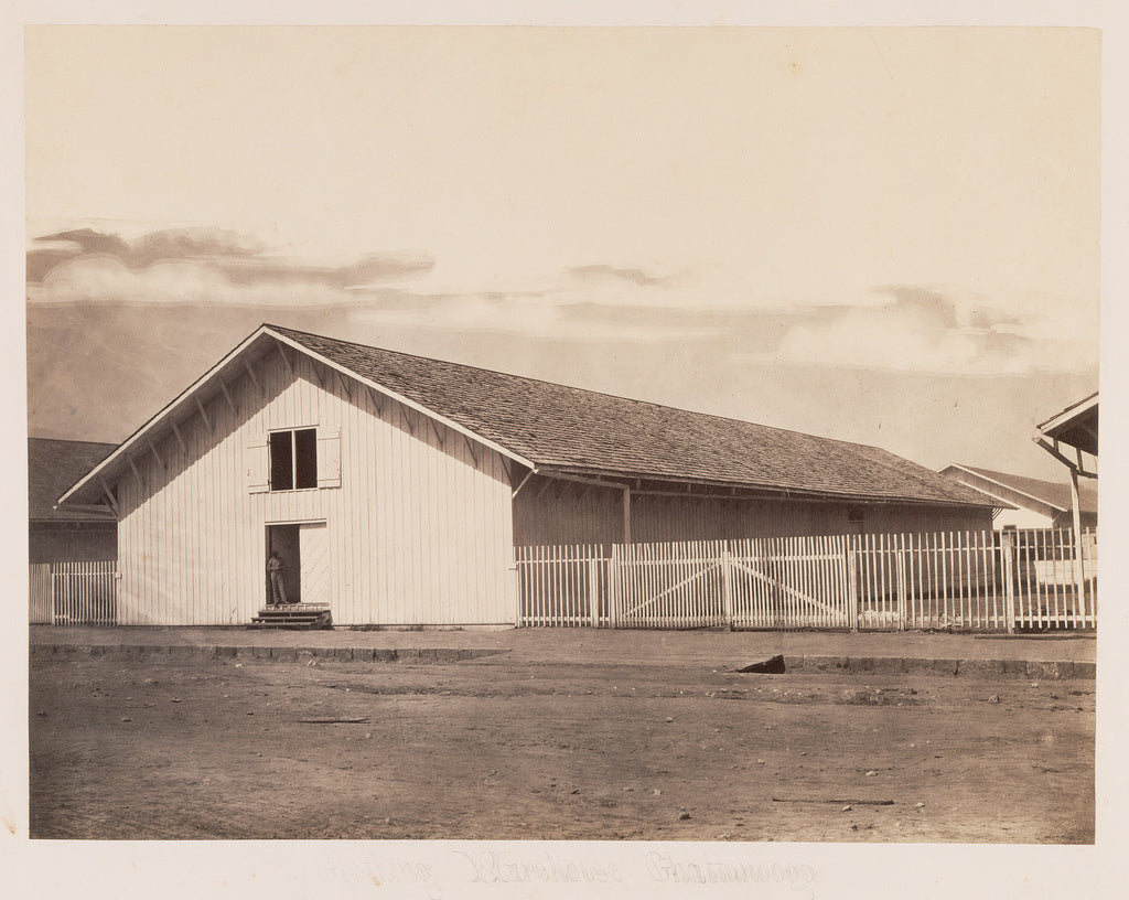 George N. Barnard:[Clothing Warehouse, Chattanooga], Poster Print Wall Art