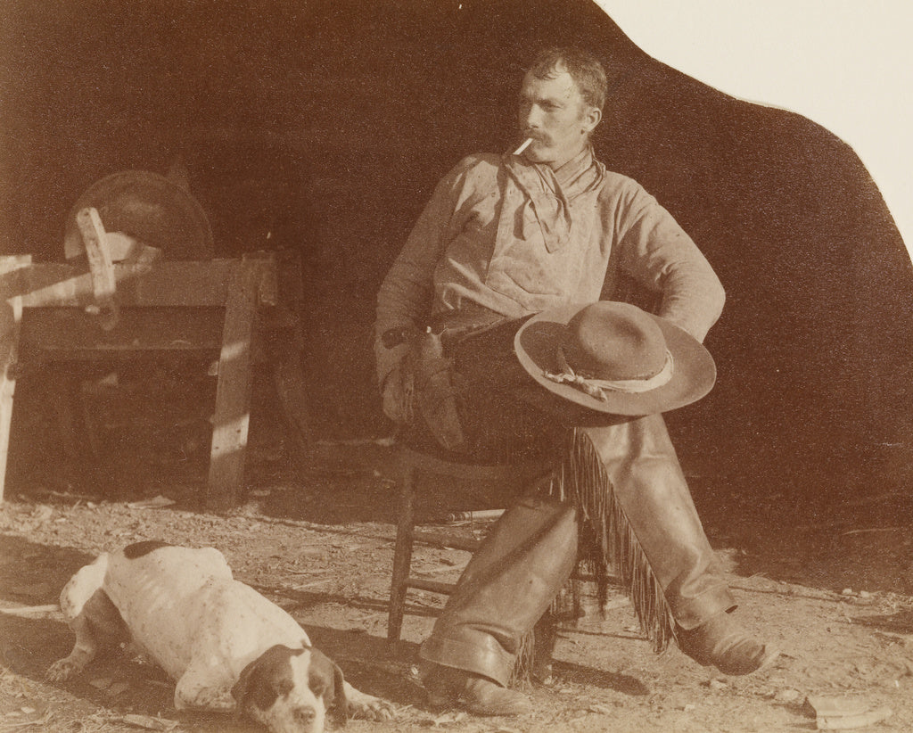 Thomas Eakins:[Cowboy at the B-T Ranch, Missouri Territory], Poster Print Wall Art