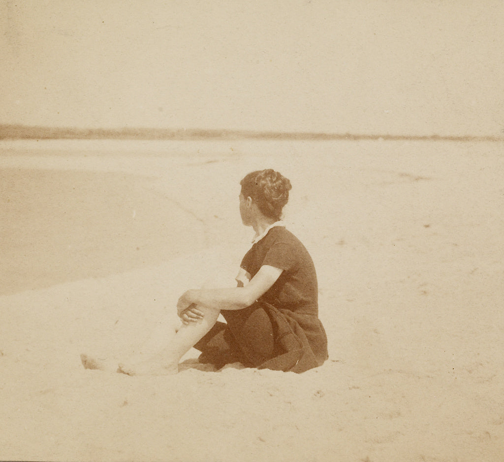 Thomas Eakins:[Mary Macdowell on the Beach, Manasquan, New J, Poster Print Wall Art