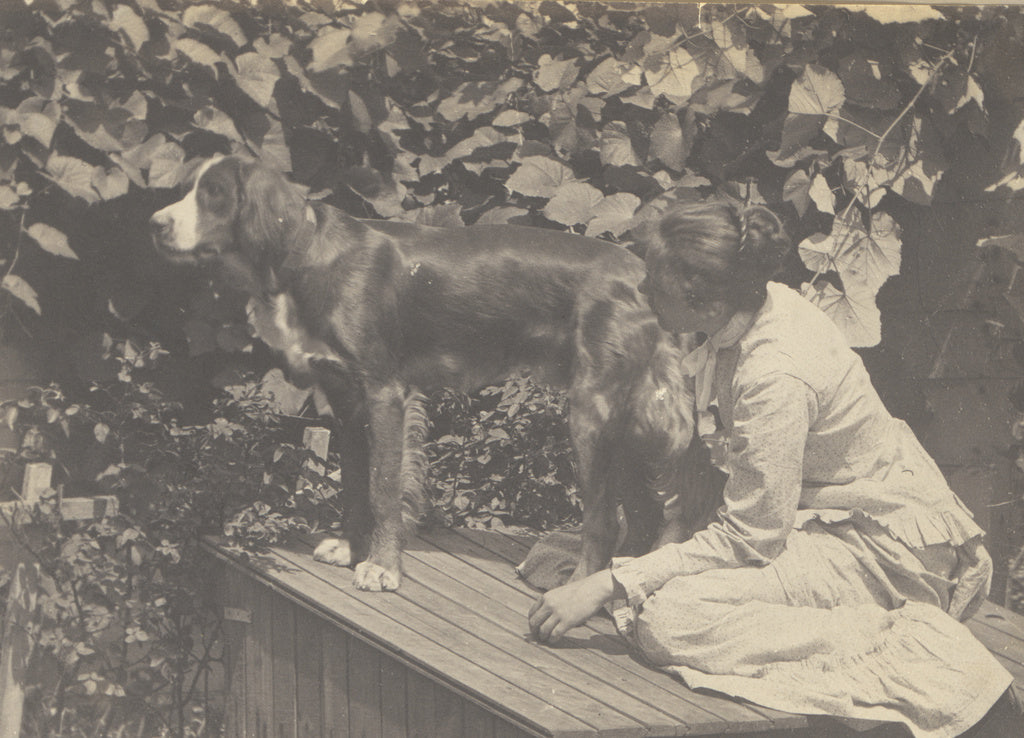 Thomas Eakins:[Margaret Eakins and Harry], Poster Print Wall Art
