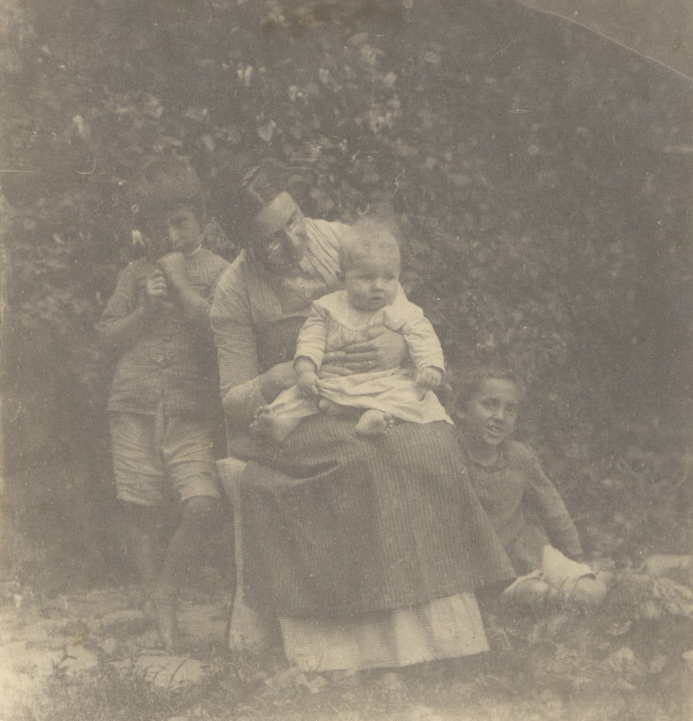 Thomas Eakins:[Frances Crowell and her Children], Poster Print Wall Art