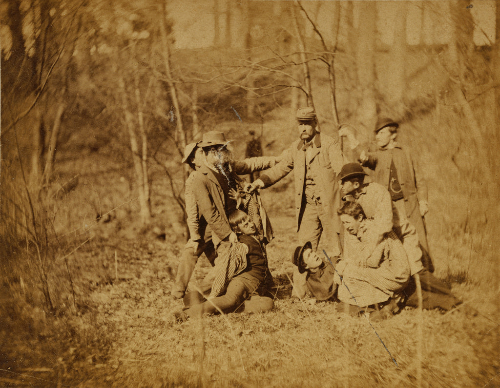 Thomas Eakins:[Nine costumed male students], Poster Print Wall Art