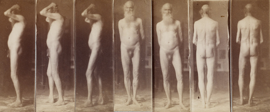 Thomas Eakins:Naked Series: Old Man, Poster Print Wall Art