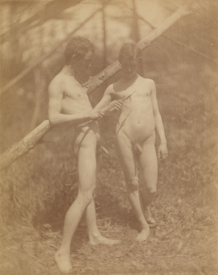Thomas Eakins:[Two male nudes],16x12