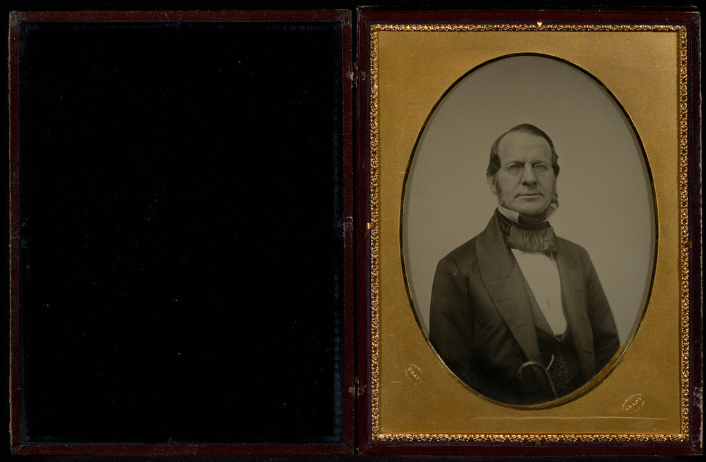 Mathew B. Brady:[Portrait of an unidentified middle-aged man, Poster Print Wall Art