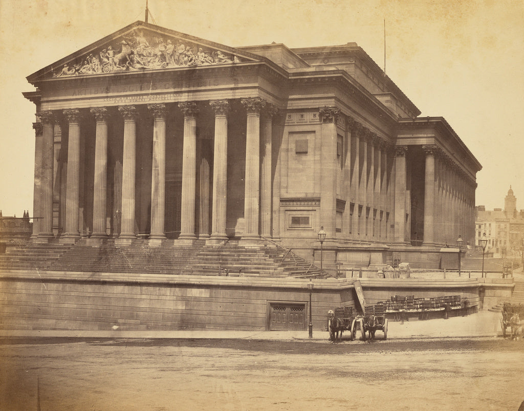 Roger FentonAttributed to:[St. George's Hall, Liverpool], Poster Print Wall Art