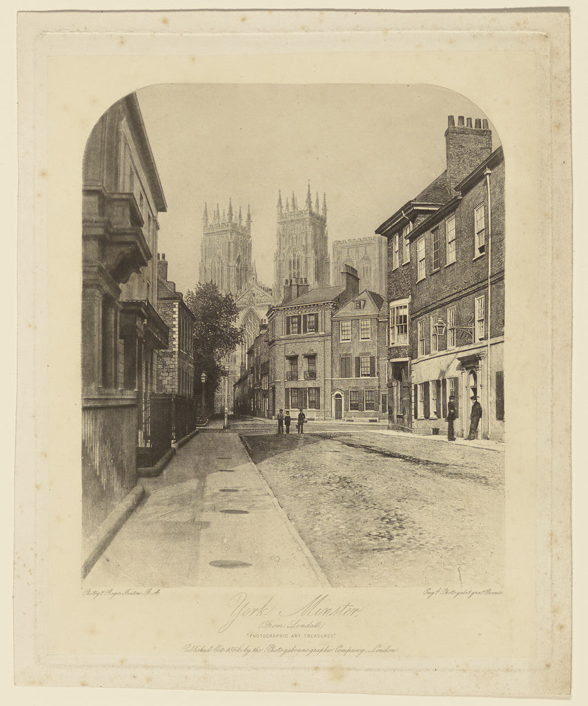 Roger Fenton:York Minster, Poster Print Wall Art