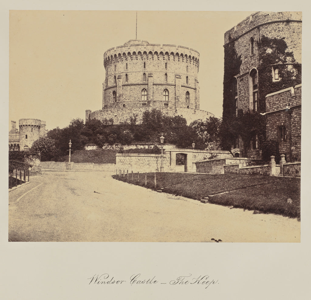 Arthur James Melhuish:Windsor Castle - The Keep., Poster Print Wall Art
