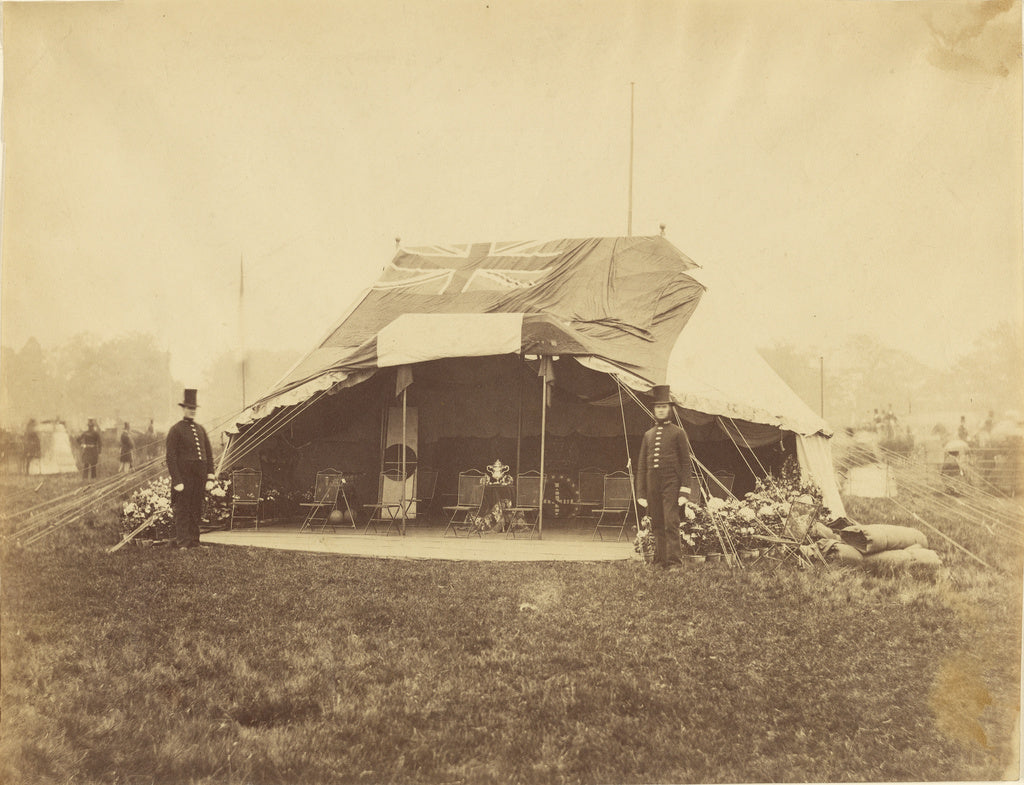 Roger Fenton:[Queen Victoria's Pavillion], Poster Print Wall Art